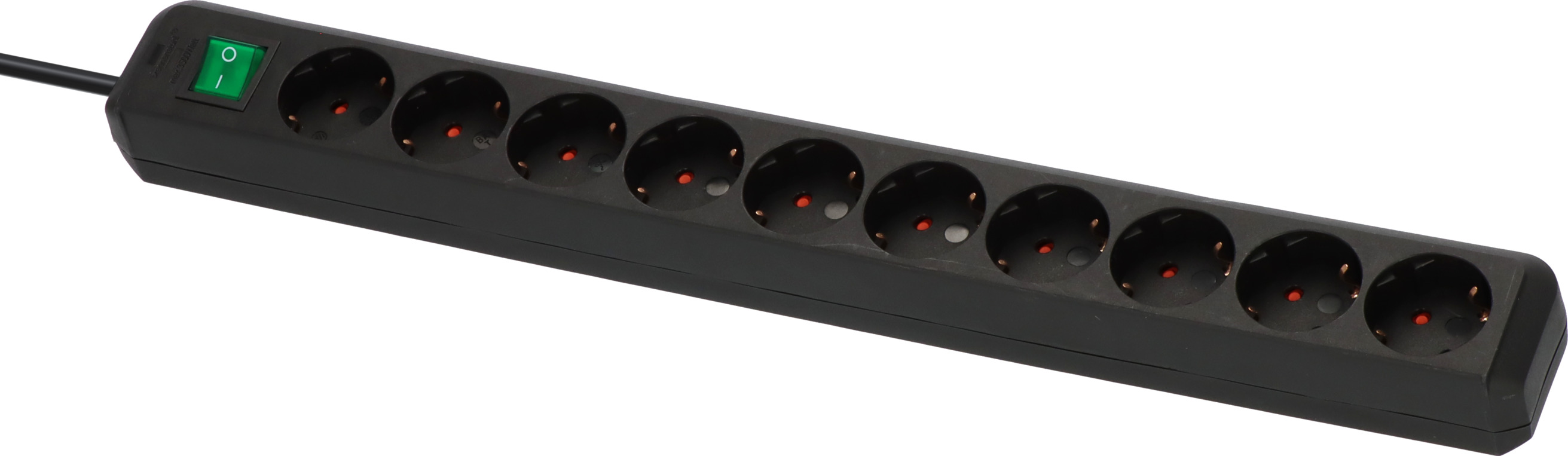 Regleta de enchufes con 10 tomas de corriente Brennenstuhl Premium-Line  (cable de 3m, con interruptor, Made in Germany) negro » Chollometro
