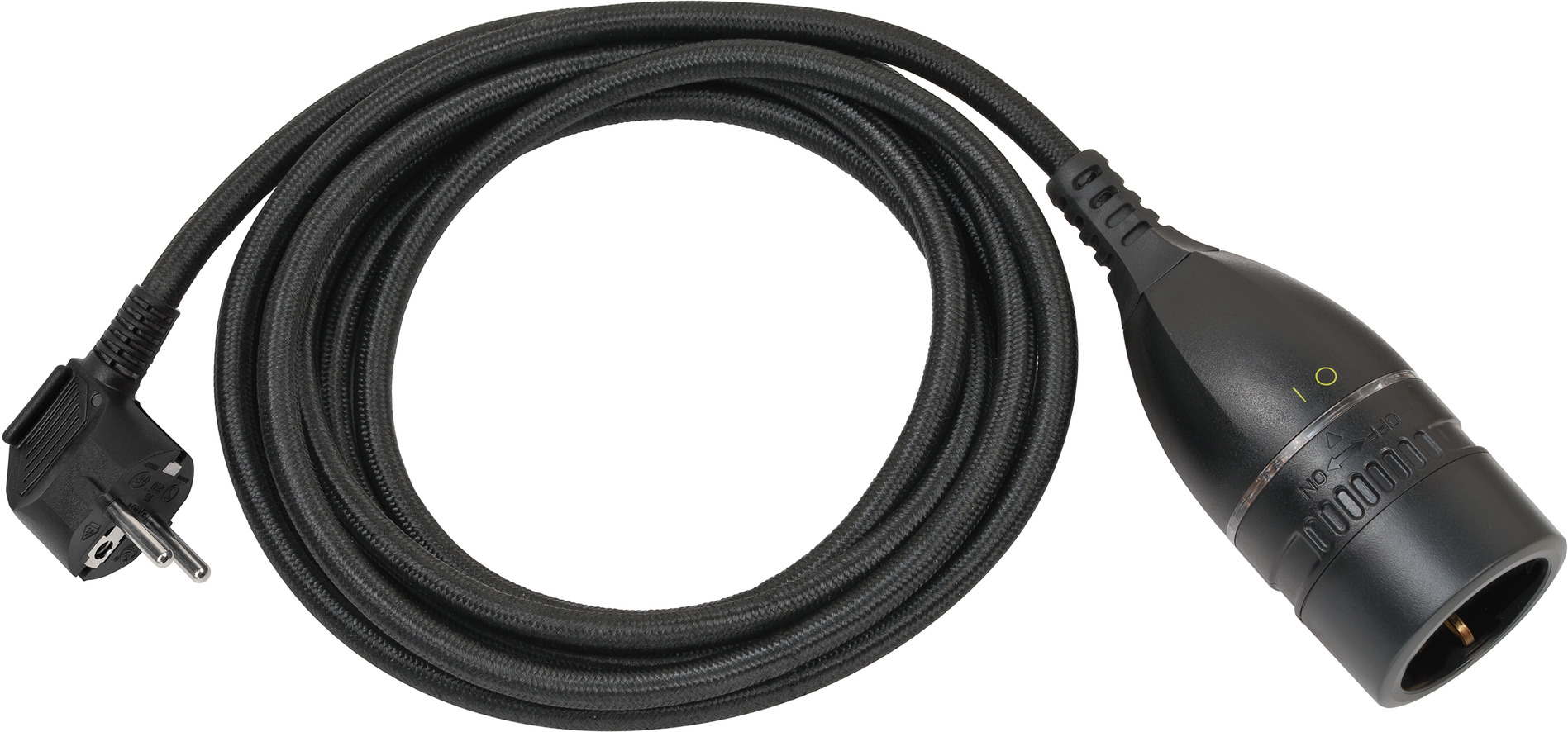 Cable alargador HO5VVF 3G1,5 - 5m doble cabezal blanco